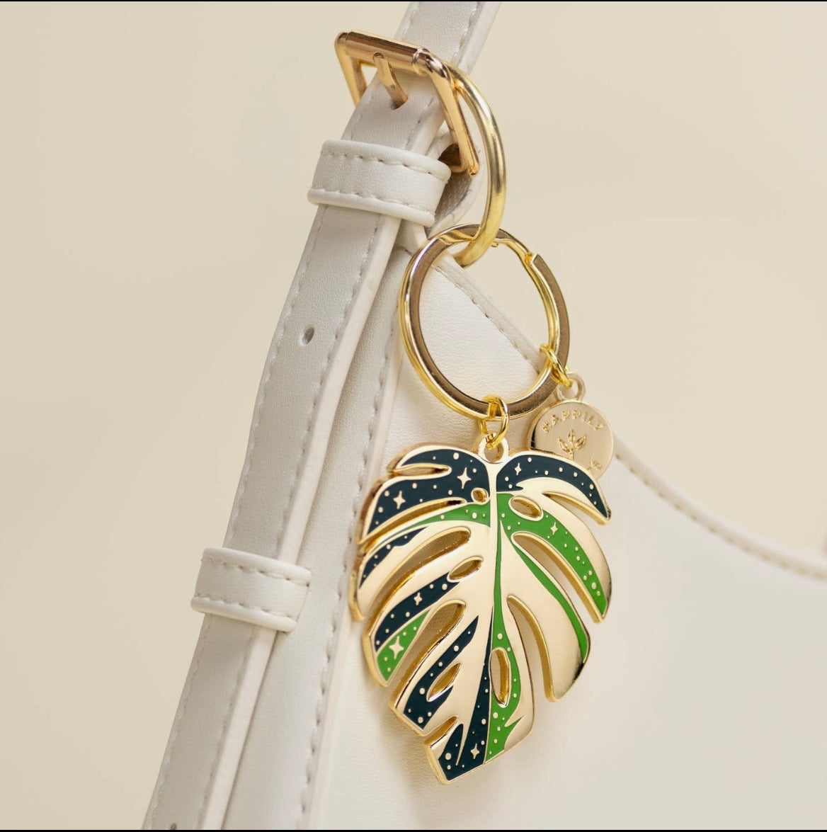Monstera Thai Constellation Keychain
