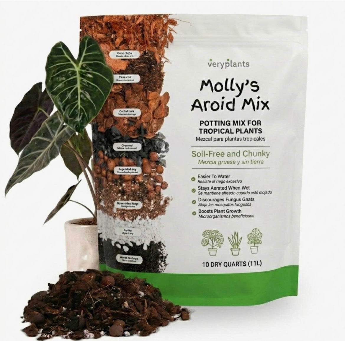 Mollys Aroid Mix 10QT